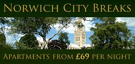 Norwich City Breaks Apartments from &pound;69 per night